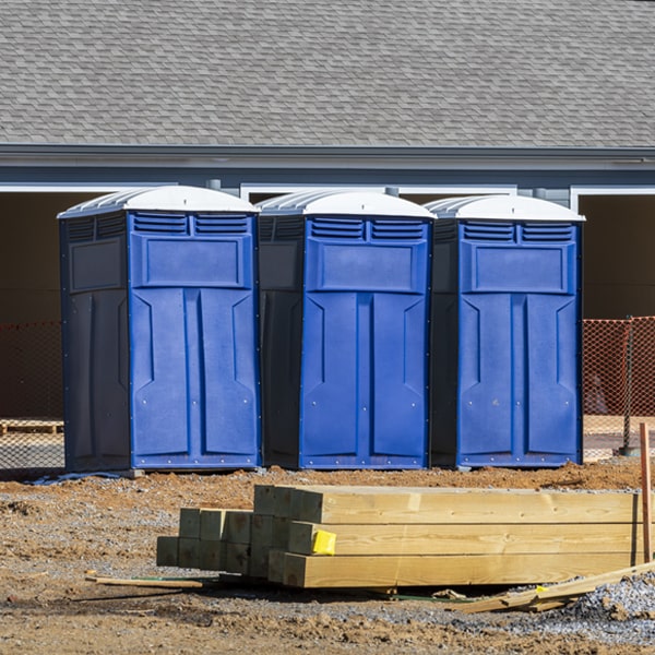 are there any restrictions on what items can be disposed of in the porta potties in Norman AR